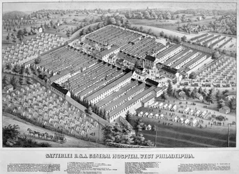 Satterlee Hospital, Philadelphia, Pennsylvania, 1863